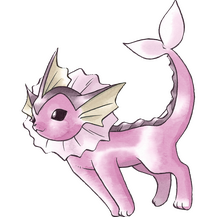 Shiny Vaporeon (Shark Variant)